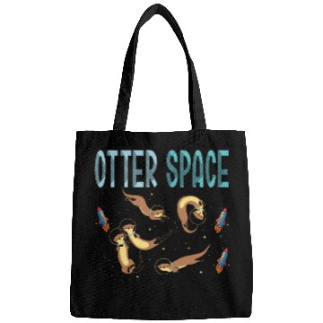 Discover Otter Space Animal Astronaut Science Astronomy Bags