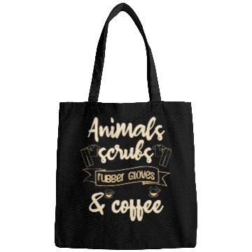 Discover Animals Scrubs Rubber Gloves Coffee Bags