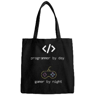 Discover Informative programmer gamer gift funny Bags
