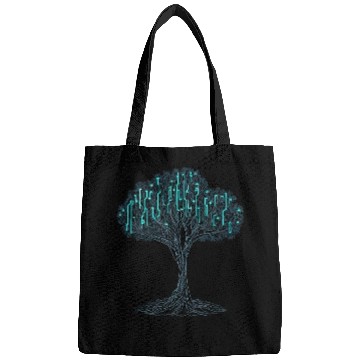 Discover Binary Tree Coding IT Coder Nerdy Computer Programmer Bags