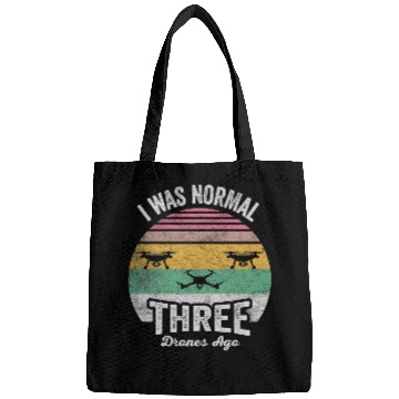 Discover Retro vintages I Was Normal Three Drones Ago Drone Pilot Bags