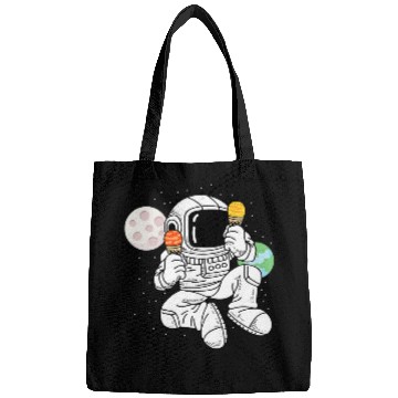 Discover Astronaut Space Cream Astronomer Or Scientist Bags