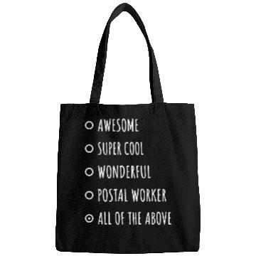 Discover Awesome Postal Worker Funny Thank You Bags