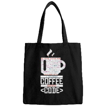 Discover Binary Coding I Turn Coffee Into Code Programmer Binary Code Bags