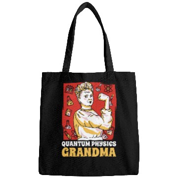 Discover Physicist Grandmother Science Scientist Quantum Physics Bags