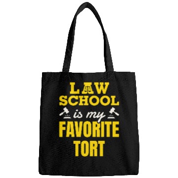 Discover Funny Law School Student Tort Men Women Bags