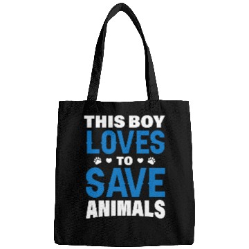 Discover This Boy Loves To Save Animals Bags