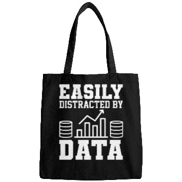 Discover Asily Distracted By Data Analysis Geek Scientist Analyst Bags