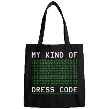 Discover Binary Coding My Kind Of Dress Code Programmer Binary Code Bags