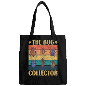 Discover The Bug Collector Funny Bugs Lover Beetle Entomology Student Bags