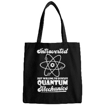 Discover Physicist Introverted Scientist Science Quantum Physics Bags