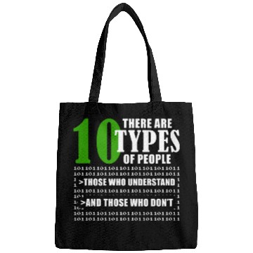 Discover Binary Code Funny Programmer Saying Coding Bags