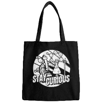 Discover Physics Physicist Scientist Science Stay Curious Bags