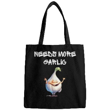 Discover Needs More Garlic Garlicologist Cook Chef Cooking Spice Fun Bags