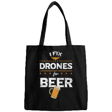 Discover Retro vintages Funny Drone Pilot Bags