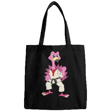 Discover Comic Flamingo does Karate Bags