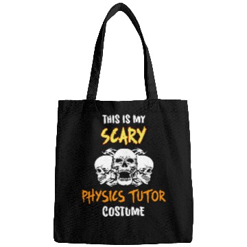 Discover This Is My Scary Physics Tutor Costume Bags