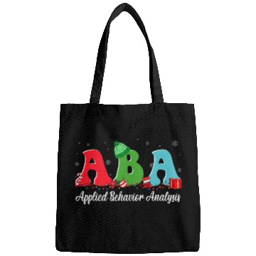 Discover Applied Behavior Analysis ABA Christmas Lights Winter xmass Bags