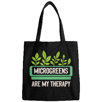 Discover Microgreens are My Therapy 2Microgreens Grower Farmer Bags