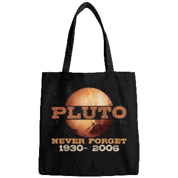 Discover Pluto never forget Early Planet today star Pluto Bags