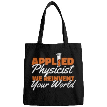 Discover Physicist Cool Science Scientist Applied Physics Bags