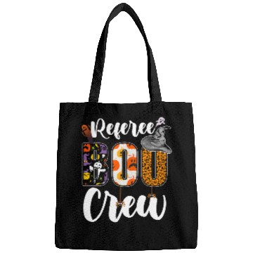 Discover Referee Boo Crew Funny Referee Halloween Matching Bags