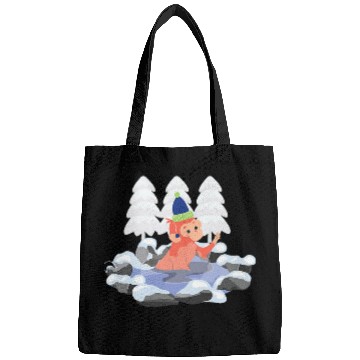 Discover Monkey Ice Bathing Winter Refreshing Bath Bags