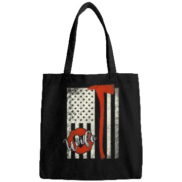 Discover Womens Thin Red Line Firefighter Wife Bags