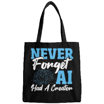 Discover Robot AI Computer Scientist AI Machine Learning Illustrated Bags