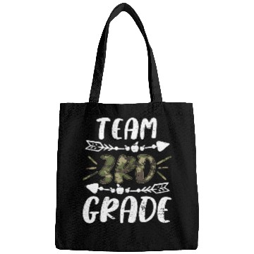 Discover Funny Team 3rd Grade Camo Teacher Student Back To School Bags