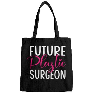 Discover Future Plastic Surgeon Surgery Expert Doctor Graphic Bags
