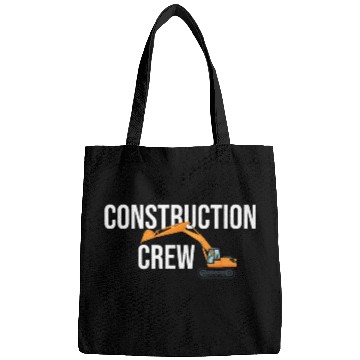 Discover Construction Crew Escavator Construction Worker Bags