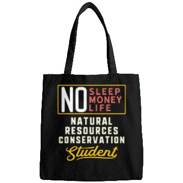 Discover Funny Natural Resources Conservation Major Studen Bags