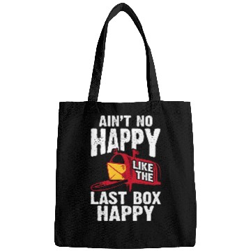 Discover Aint No Happy Postal Worker Mailman Mail Lady Mail Carrier Bags