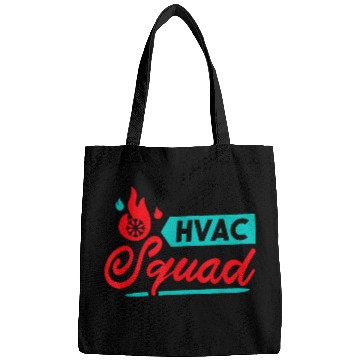 Discover Hvac Squad Hvac Tech and AC Repairman Team Bags