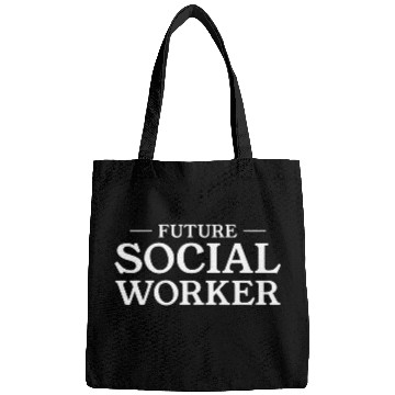 Discover Future Social Worker Funny Student Graduation 1 Bags