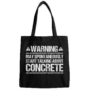 Discover Concreter Start Talking Concrete Worker Bags