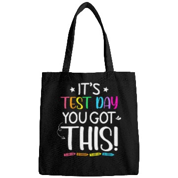 Discover Funny Testing Day Its Test Day Teacher Student Testing Bags