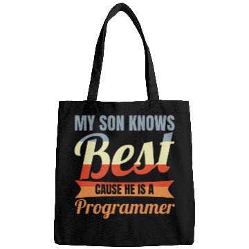 Discover My Son Knows He Is A Programmer Computer Scientist 2 Bags