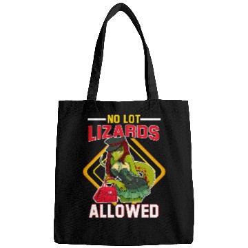 Discover No Lot Lizard CB Talk Trucker Design Bags