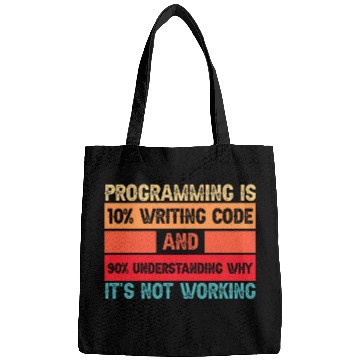 Discover Humorous Programming Quote Programmer Software Developer Bags