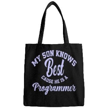 Discover My Son Knows He Is A Programmer Computer Scientist 1 Bags