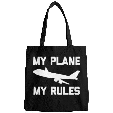 Discover My Plane My Rules funny saying pilots airplane Pilot Bags