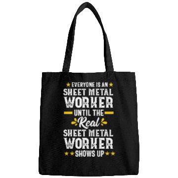 Discover Funny Real Sheet Metal Worker Gift Men Bags