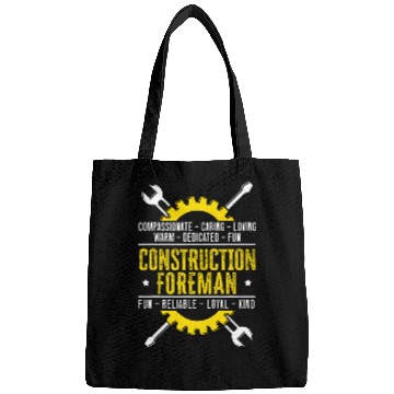 Discover Construction Excavator Job Foreman Construction Worker 1 Bags