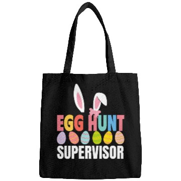 Discover Egg Hunt Supervisor Egg Hunting Party Mom Dad Family Easter 2 Bags