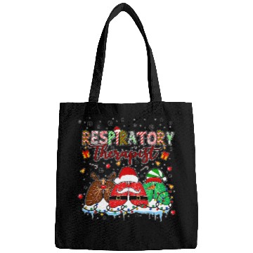 Discover Respiratory Therapist Santa Christmas Lungs RT nurses Xmas Bags