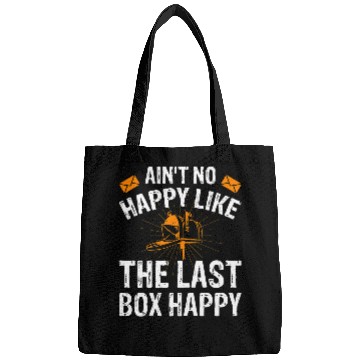Discover Not Happy Until Last Box Happy Postal Worker Costume Bags