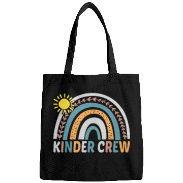 Discover kinder crew kindergarten teacher student kids back to school Bags