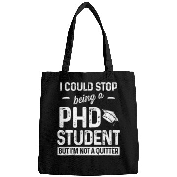Discover PhD Student Dissertation Quitter Doctorate Graduation Bags
